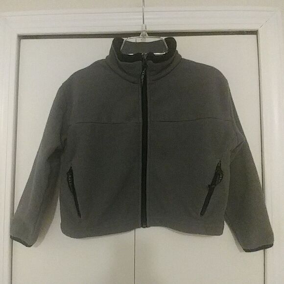 Black Diamond Fleece‎ Gray Jacket with Black Trim - Picture 1 of 7